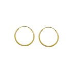 گوشوازه حلقه ای طلا