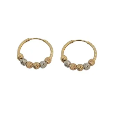 گوشواره حلقه ای گوی