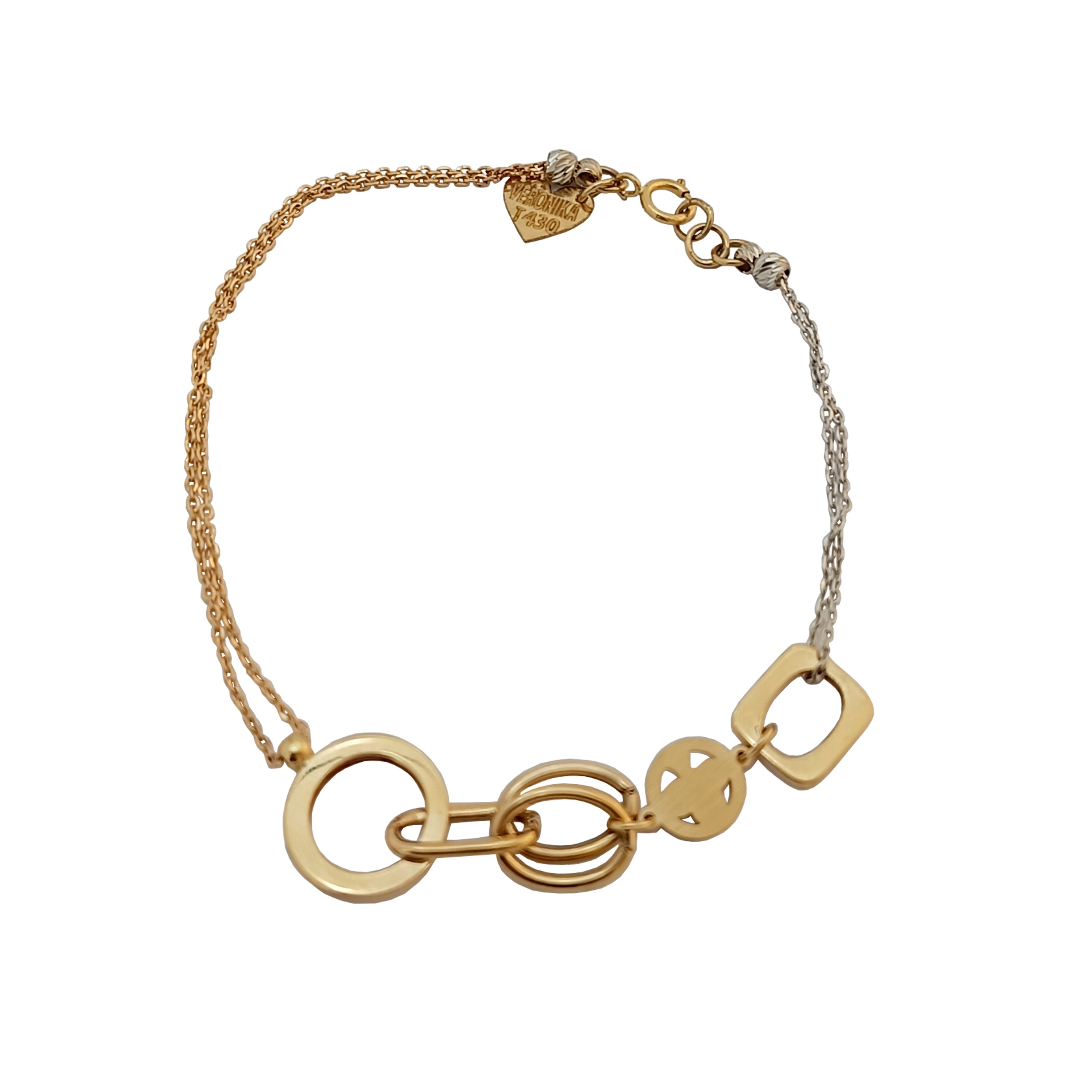 2 دستبند طلا