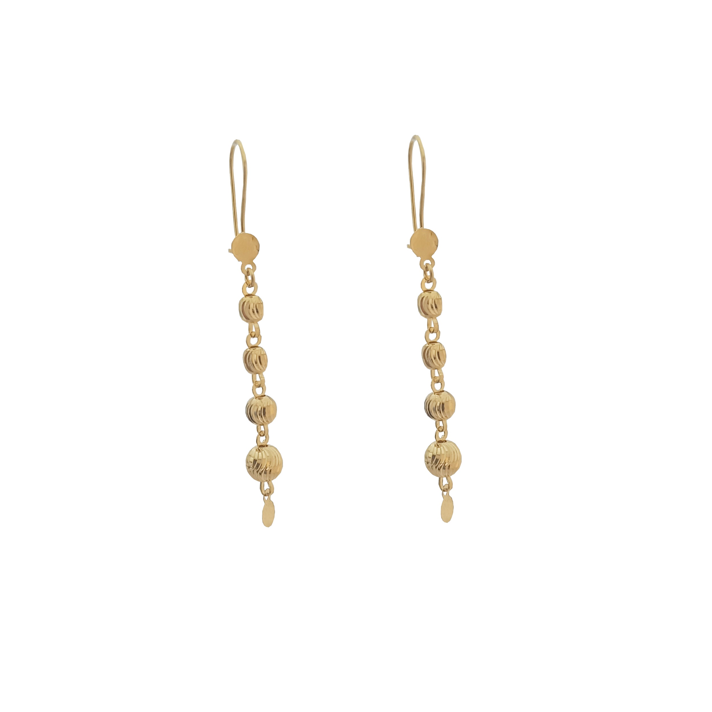 2 گوشواره آویز طلا