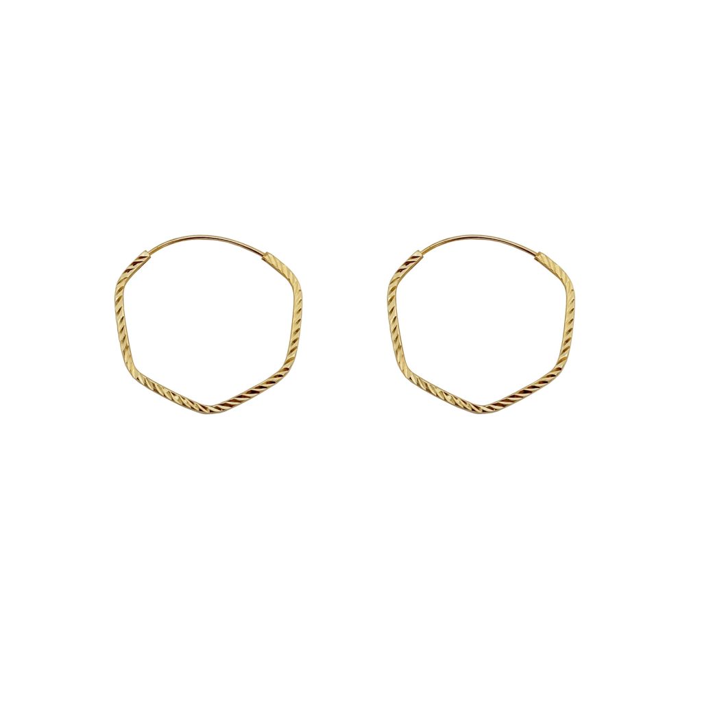 گوشواره حلقه ای طلا