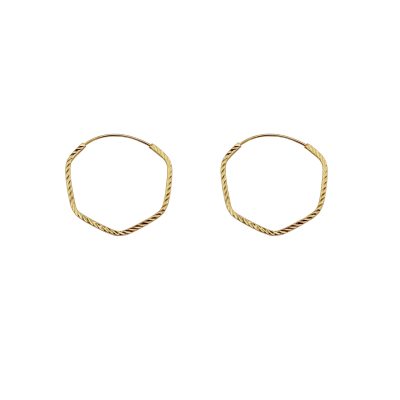گوشواره حلقه ای طلا
